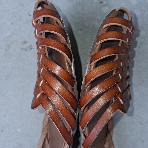 J. Crew Brown Woven Sandals - Picture 11 of 16